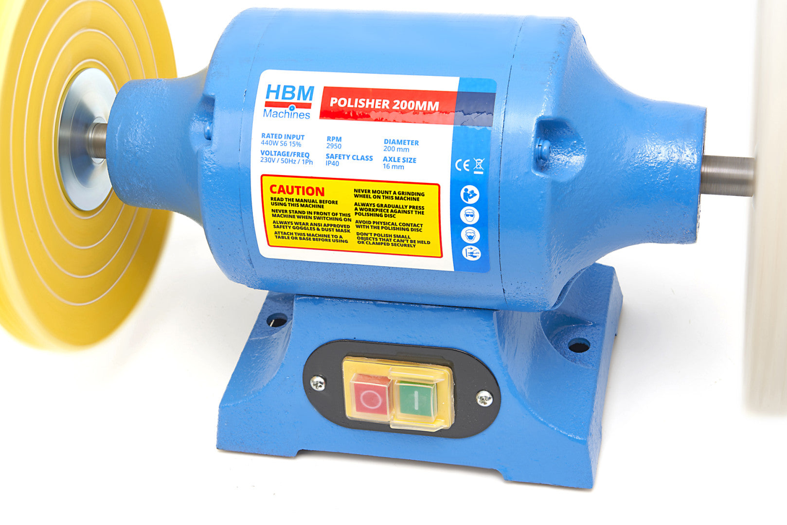 Полираща машина HOBBY 200 мм HBM