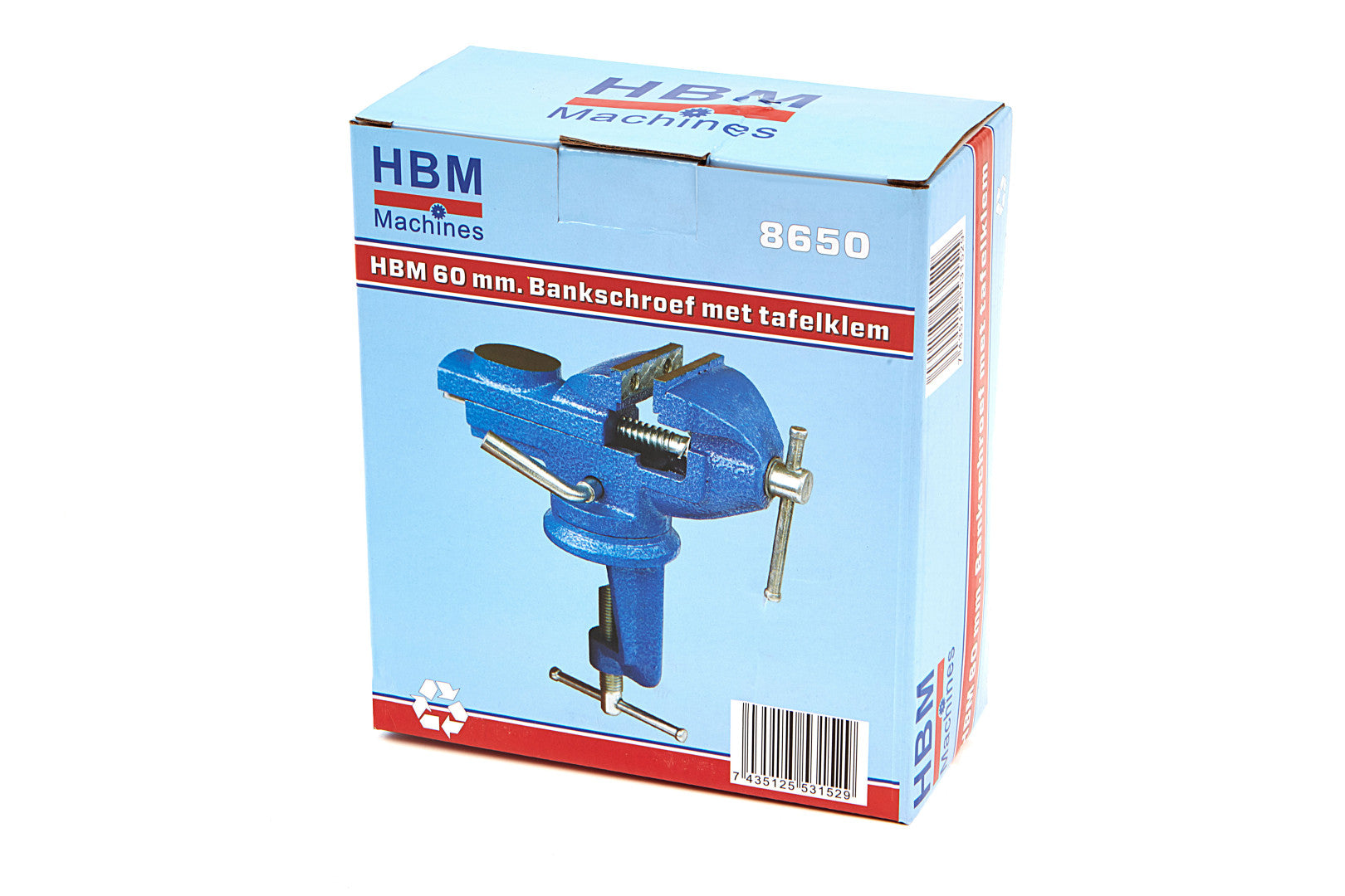 Настолно въртящо се менгеме 60 мм