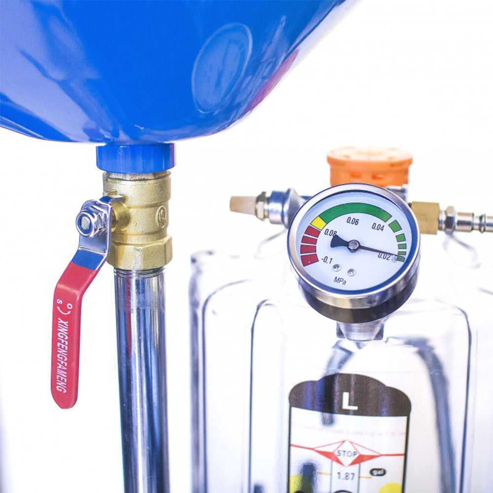 Пневматичен рекуператор на масло / смукателен 80л м2