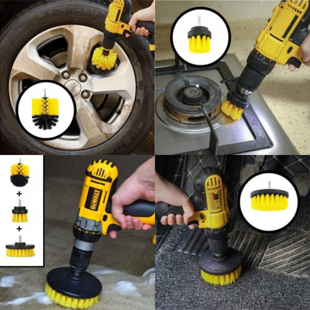 Комплект 4 бр. почистващи четки за бормашина