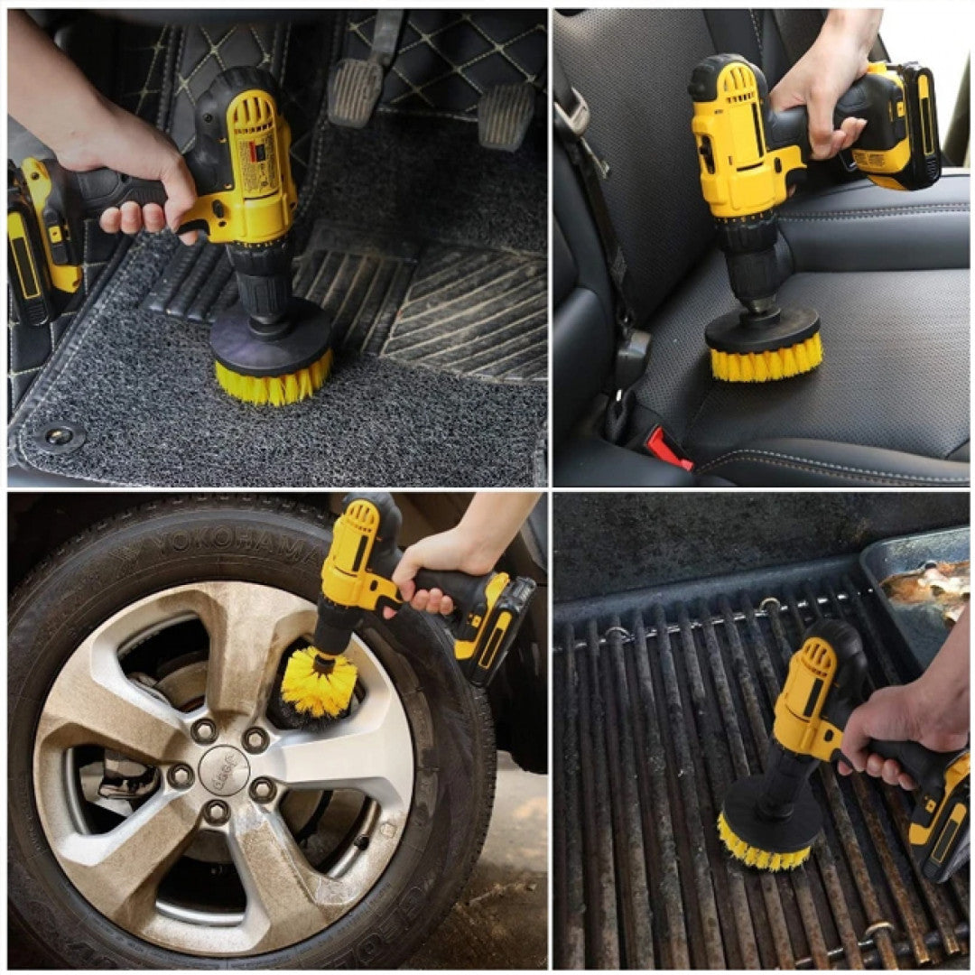 Комплект 4 бр. почистващи четки за бормашина