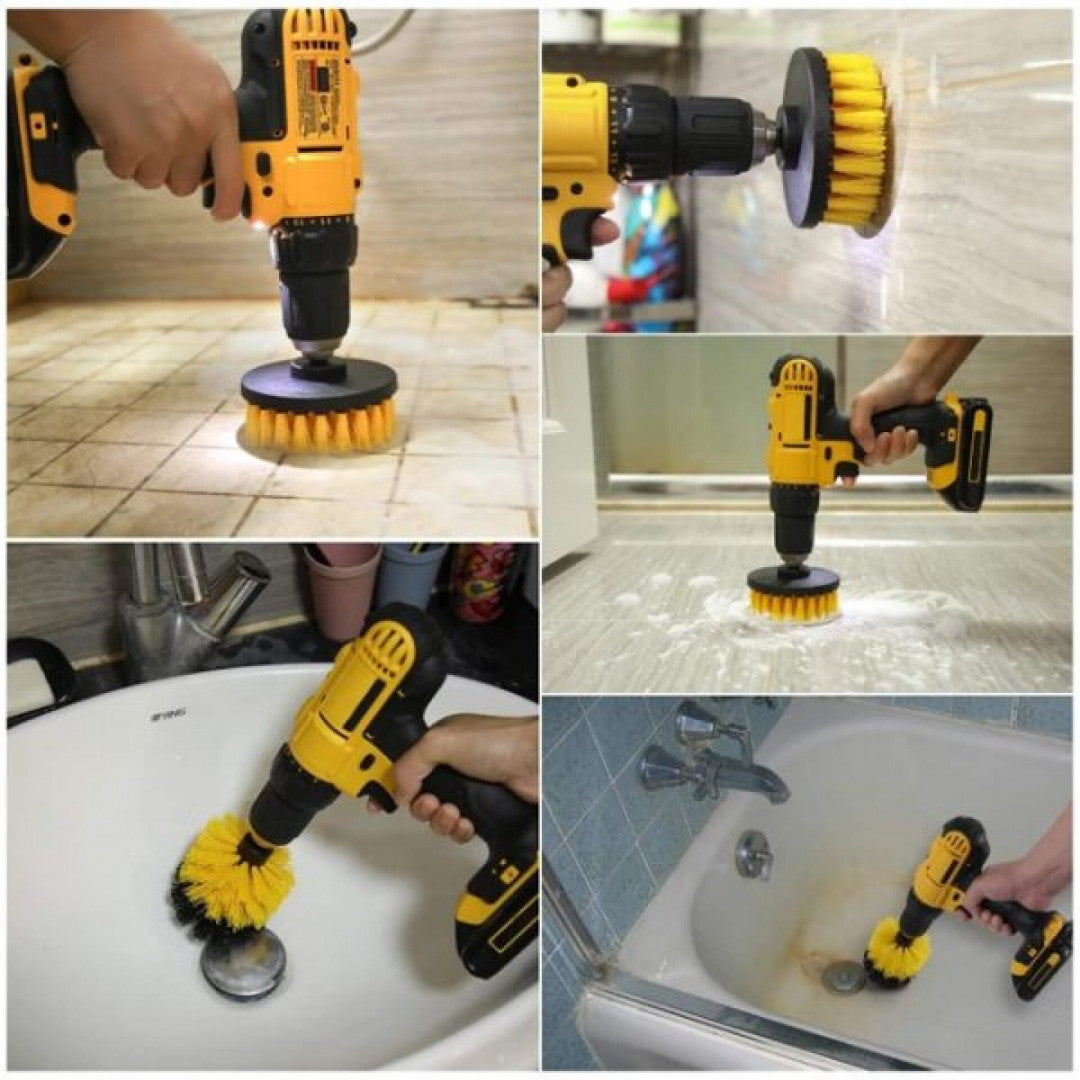 Комплект 4 бр. почистващи четки за бормашина