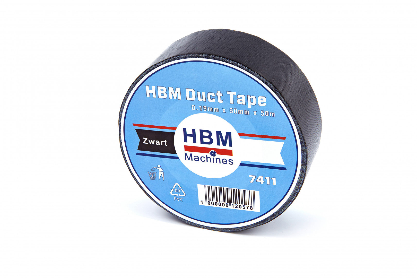 Залепваща лента, много устойчива 50 мм х 50 м, черна