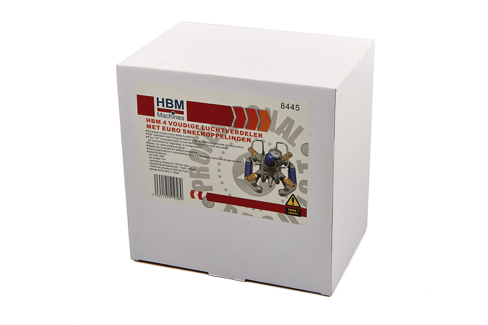 Въздушен дистрибутор с регулатор на налягането 4 изхода