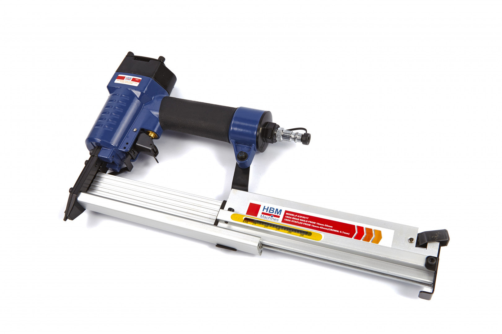 Пневматичен такер 2 в 1, за скоби и пирони HBM