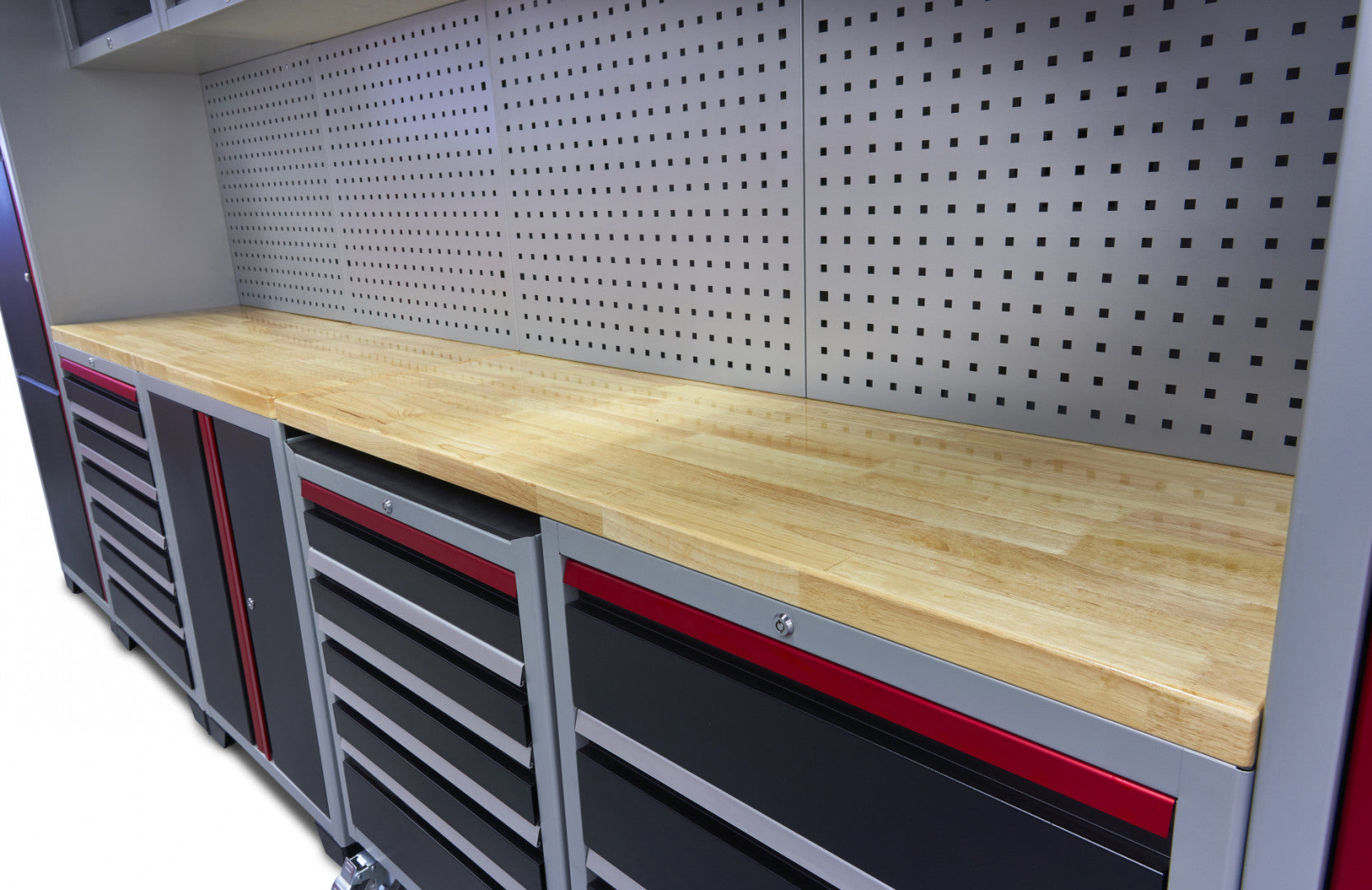 Професионален модулен шкаф за инструменти 16 бр. 405 х 51 х 204 см