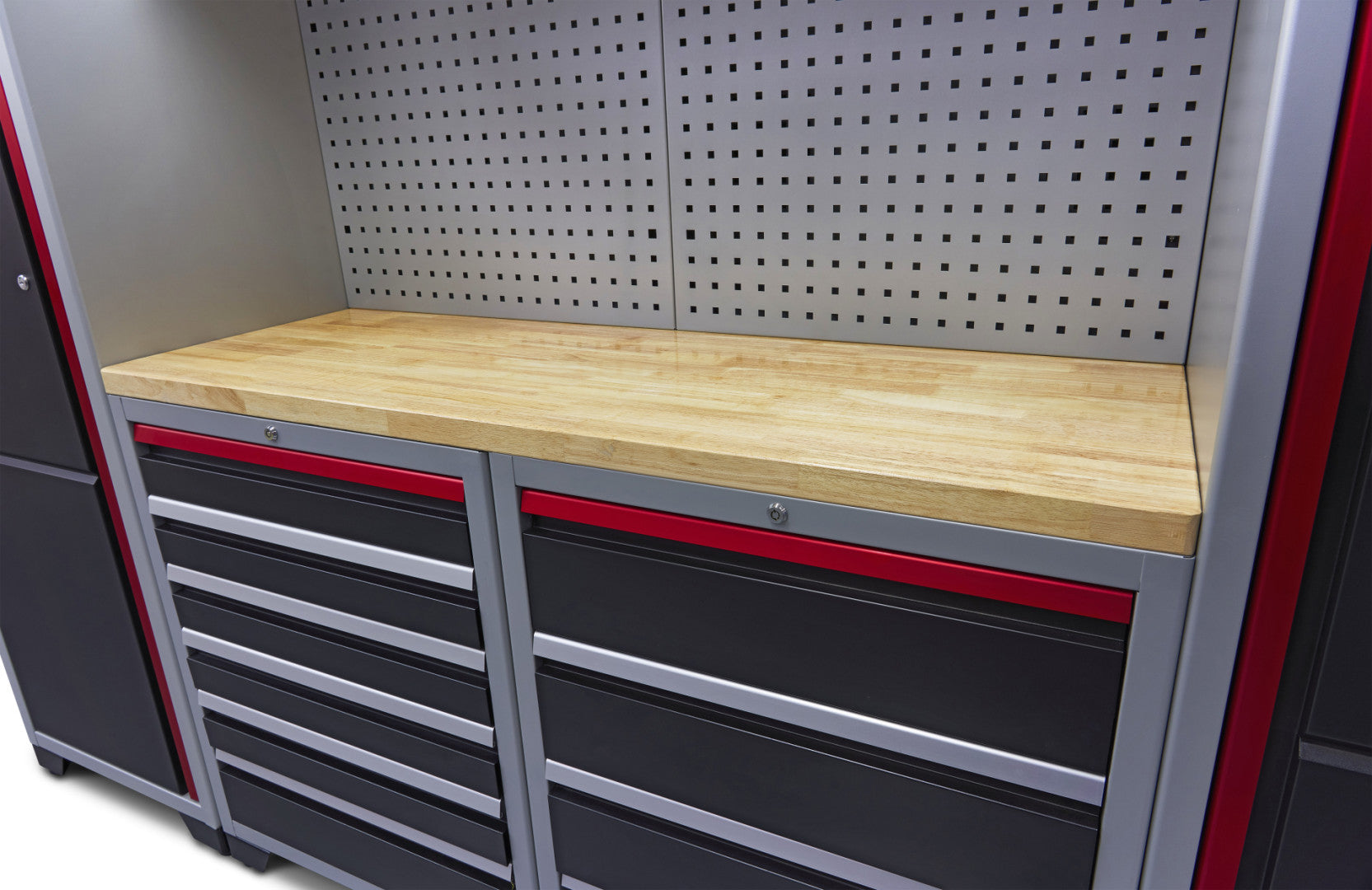 Професионален модулен шкаф за инструменти 16 бр. 405 х 51 х 204 см