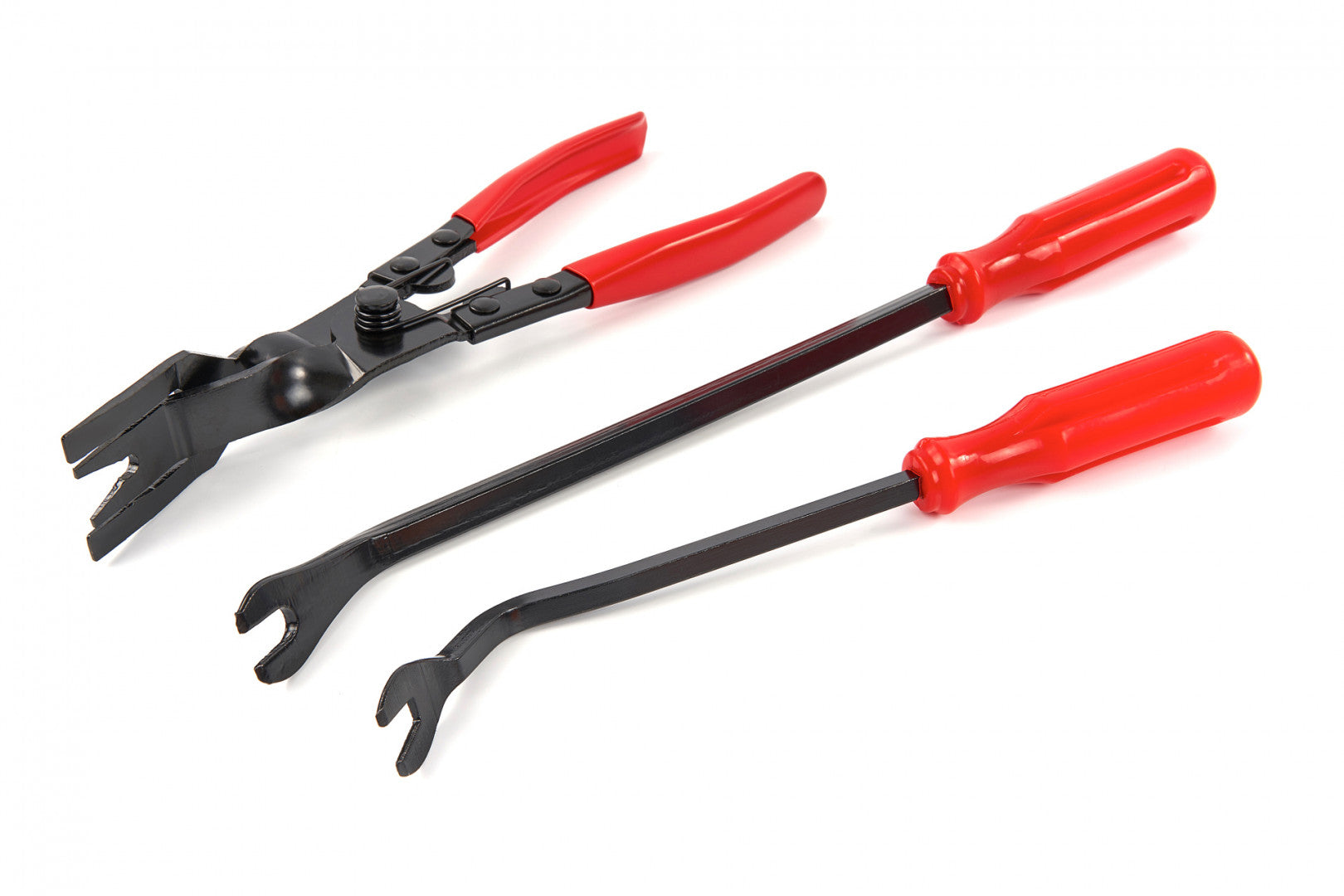 Комплект екстрактори за демонтаж на автомобилни интериори 19 части с чанта - за тапицерия, скоби, табло и радио