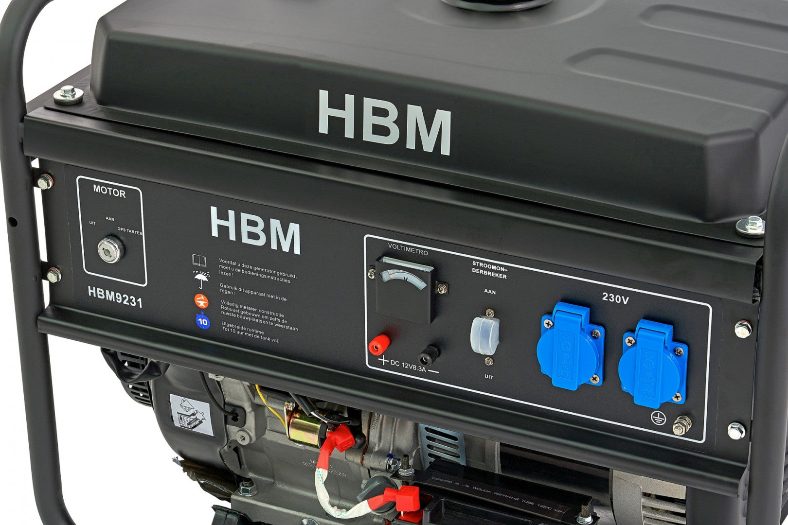 Електрически генератор с бензинов двигател 5500W HBM 420CC