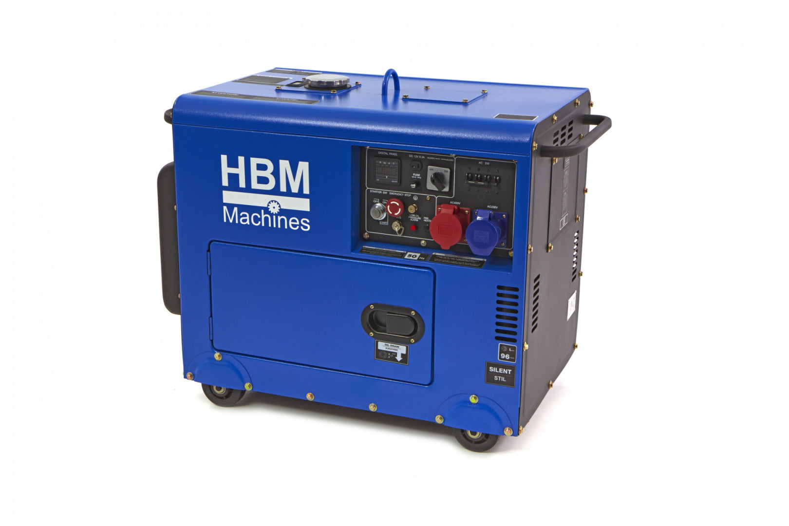 Безшумен дизелов генератор 7900W мощност на HBM