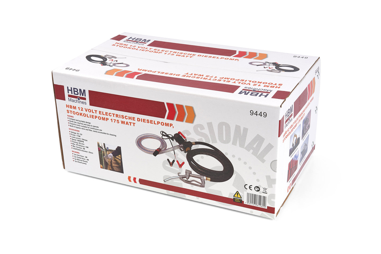 Електрическа помпа за дизел и други течности 12v 175 W