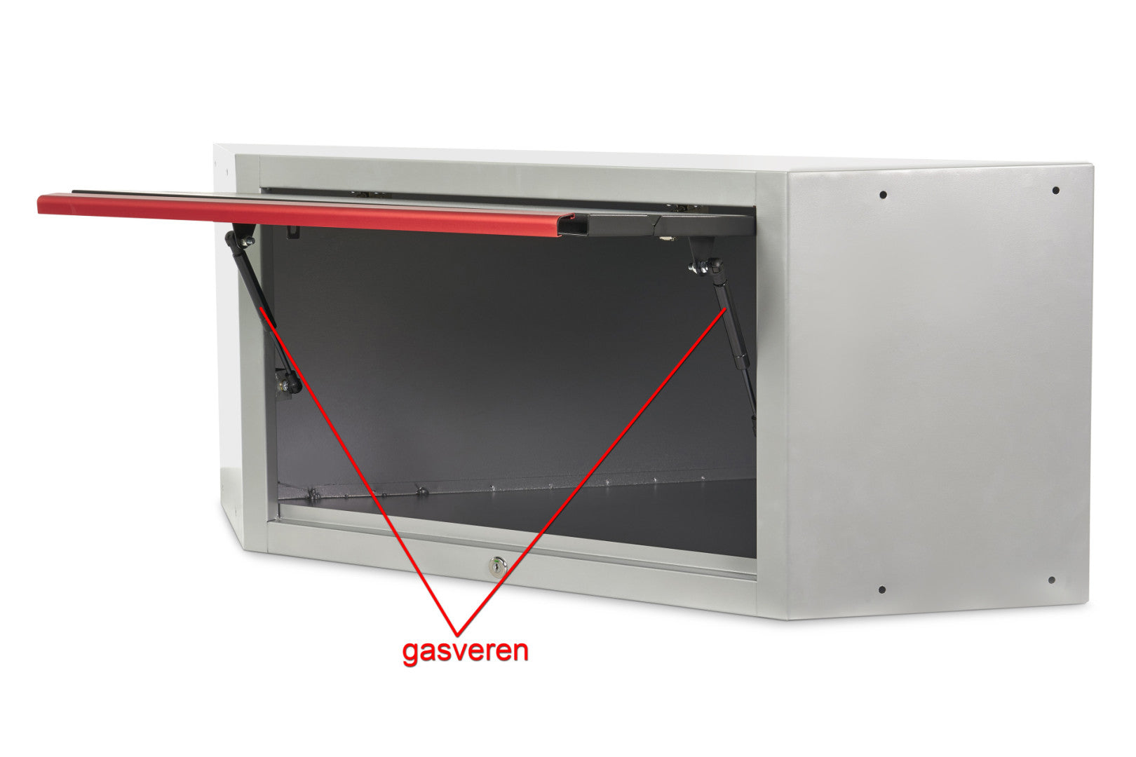 Шкаф за окачване на ъглова стена, за автосервиз