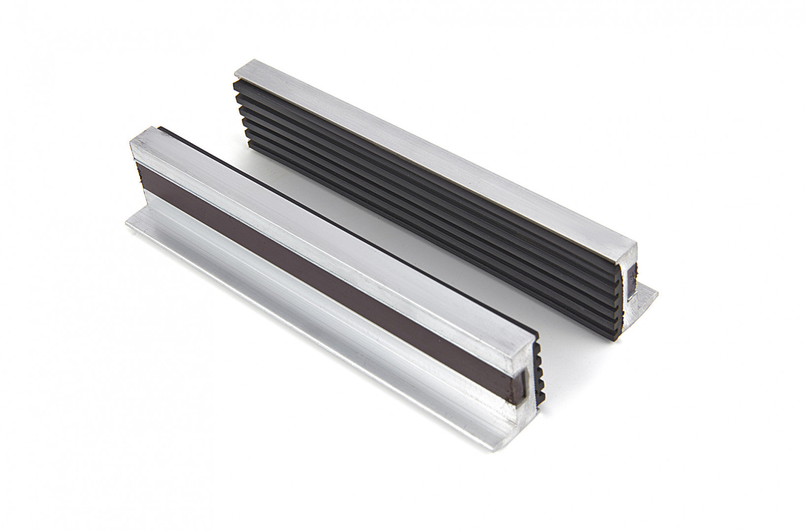 Комплект алуминиеви челюсти за менгеме, с гумена защита 100 мм