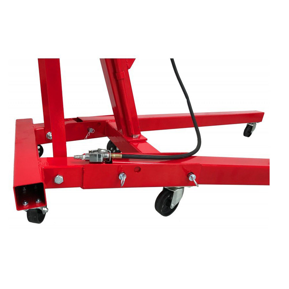 Хидро - пневматичен кран тип "жираф" за двигател, 2 т