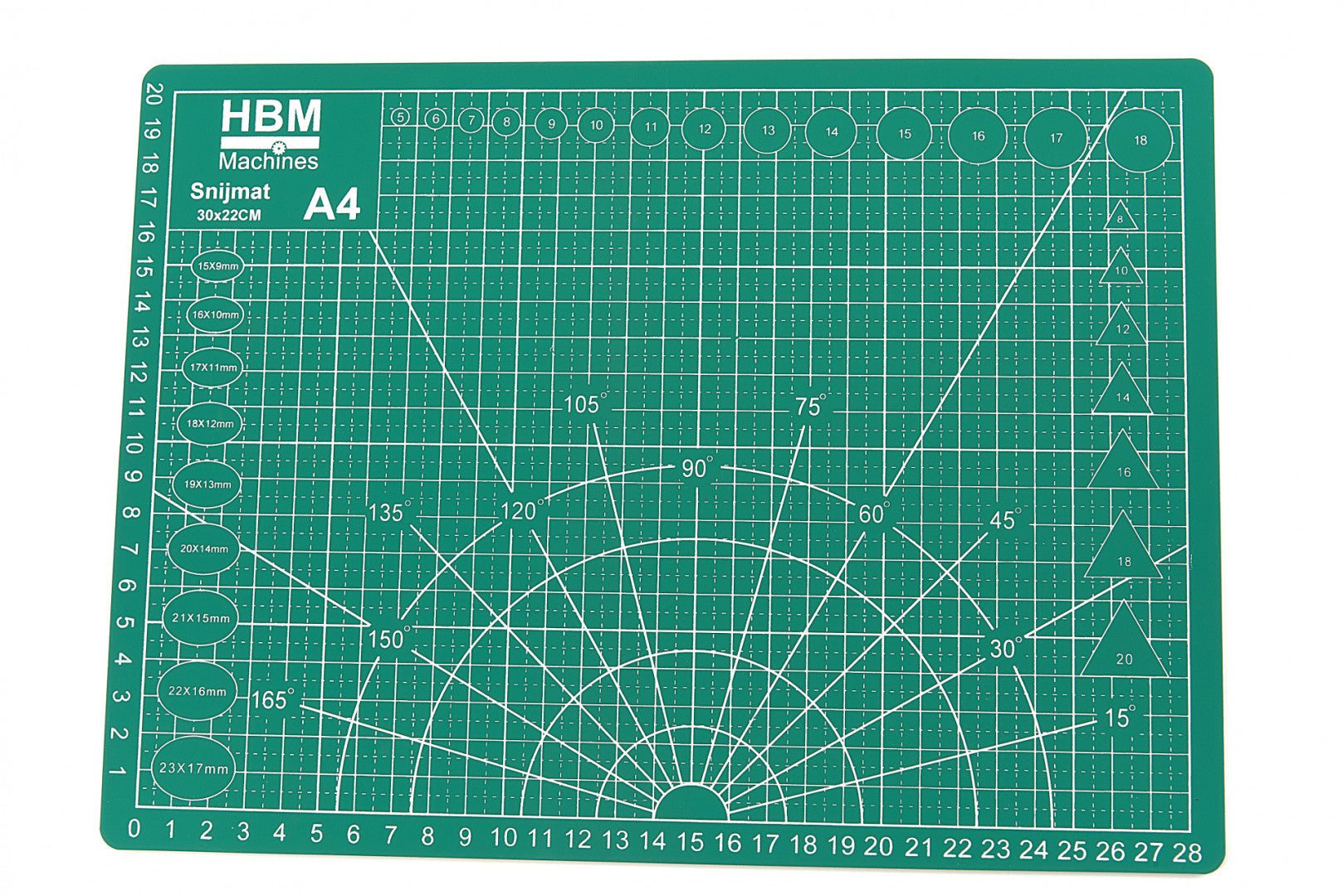Разчертан килим за рязане A4
