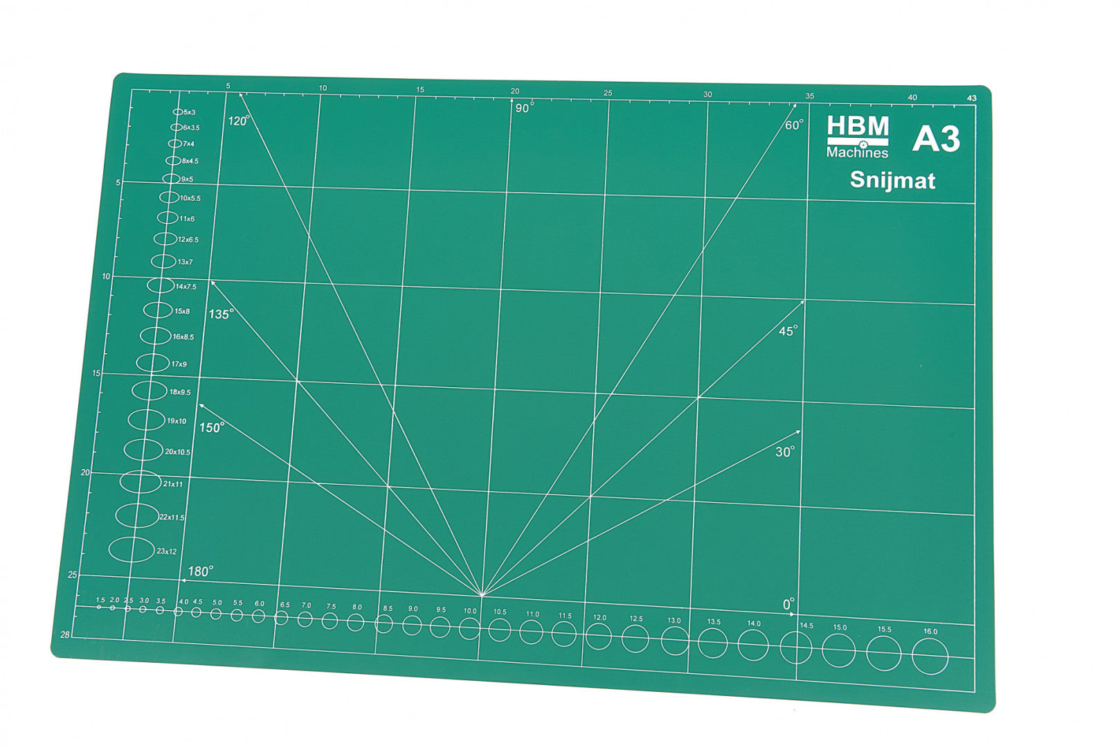 Разчертан килим за рязане A4