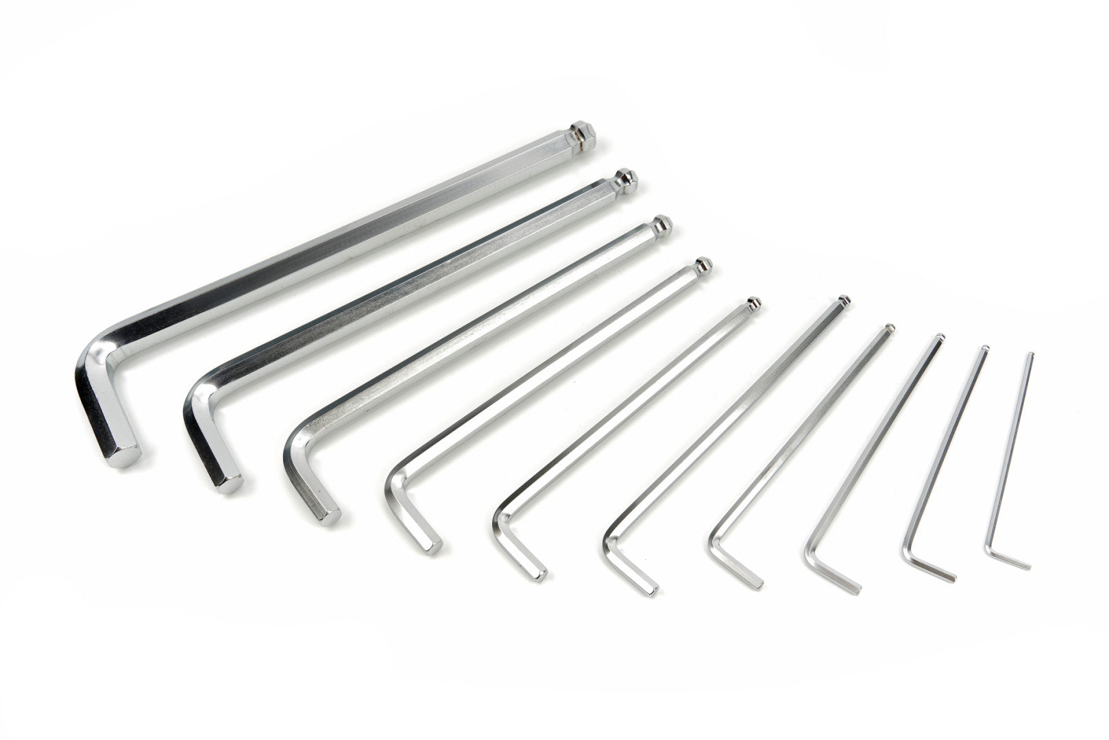 Комлпект имбуси, шестостен L с топче 3-17 мм HBM