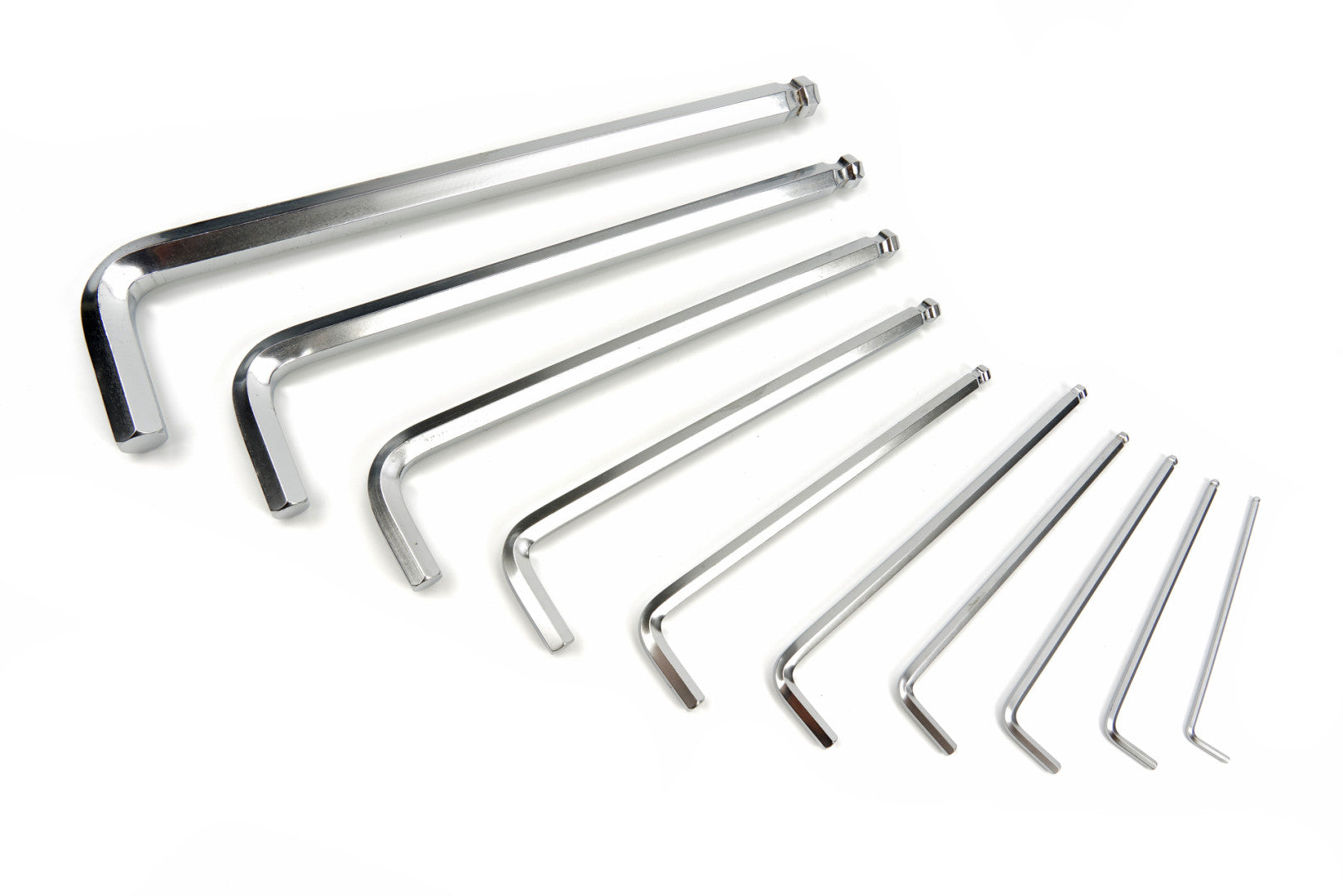 Комлпект имбуси, шестостен L с топче 3-17 мм HBM