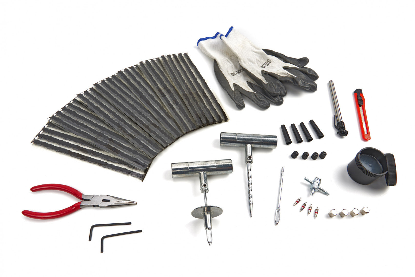 Комплект за ремонт на гуми 64 части HBM