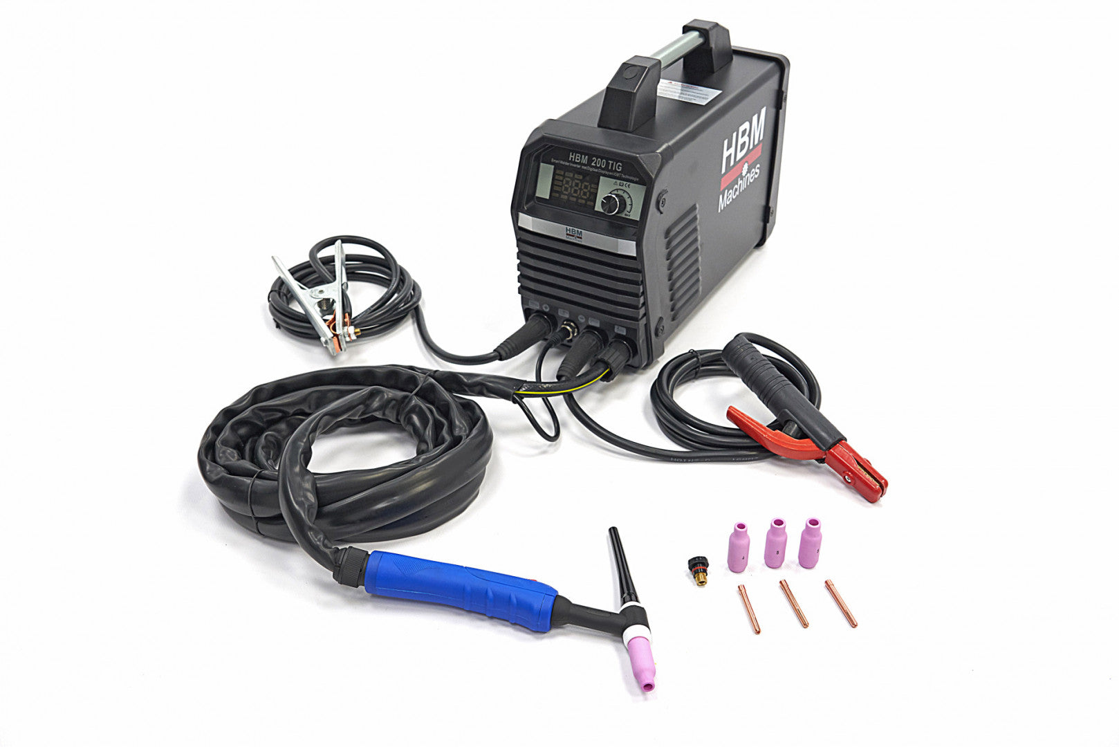 Инверторен заваряващ апарат с цифров дисплей TIG IGBT 200MAX HBM