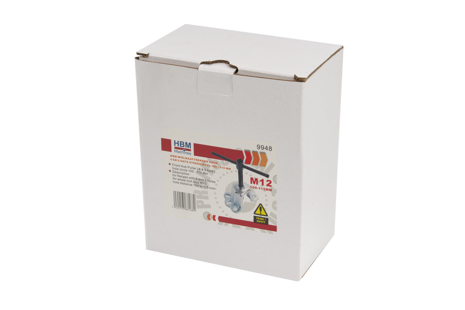 Екстрактор за главини на гумите 100-115мм HBM