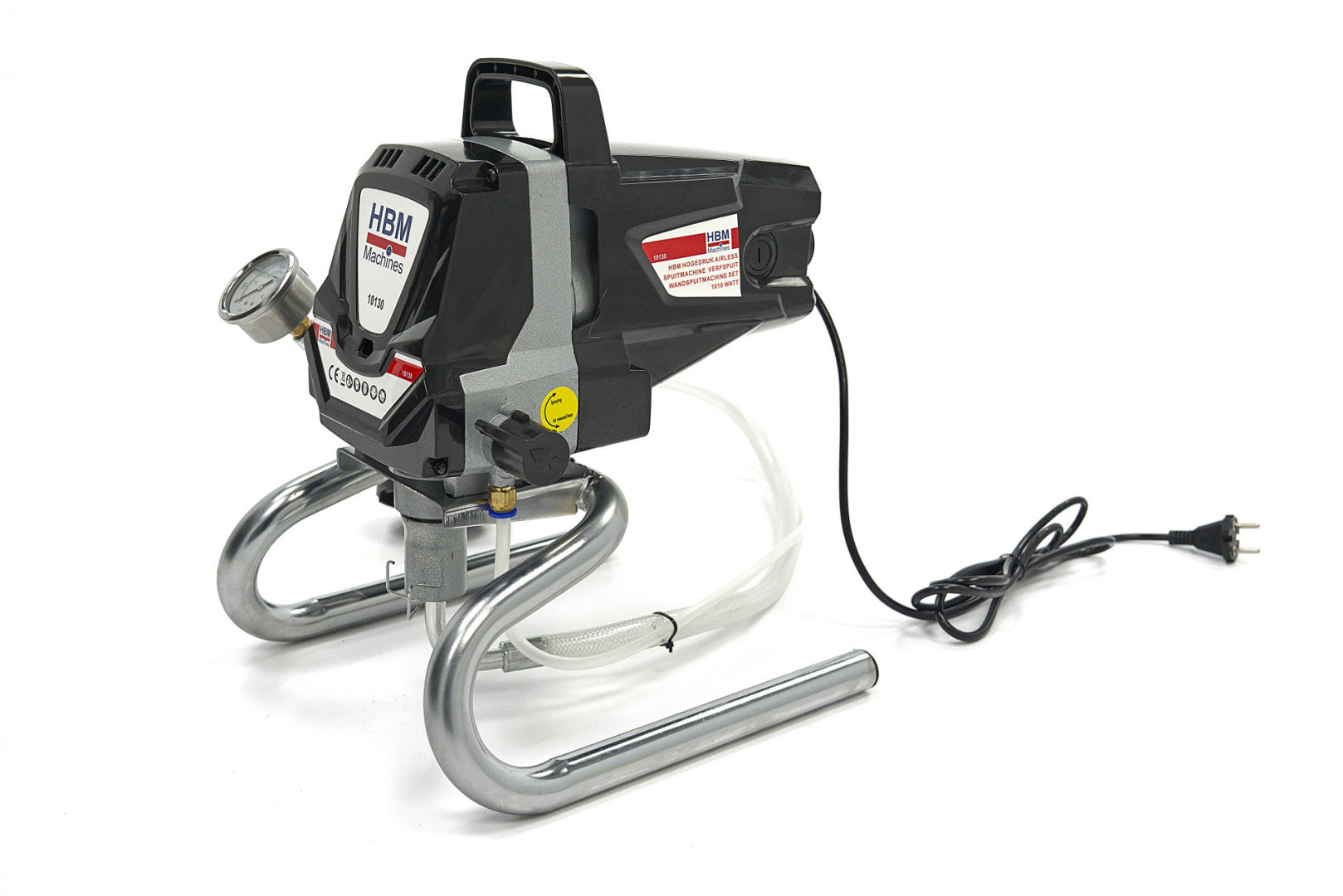 Агрегатен пистолет с хидродинамична помпа за боя без въздух 1010W HBM