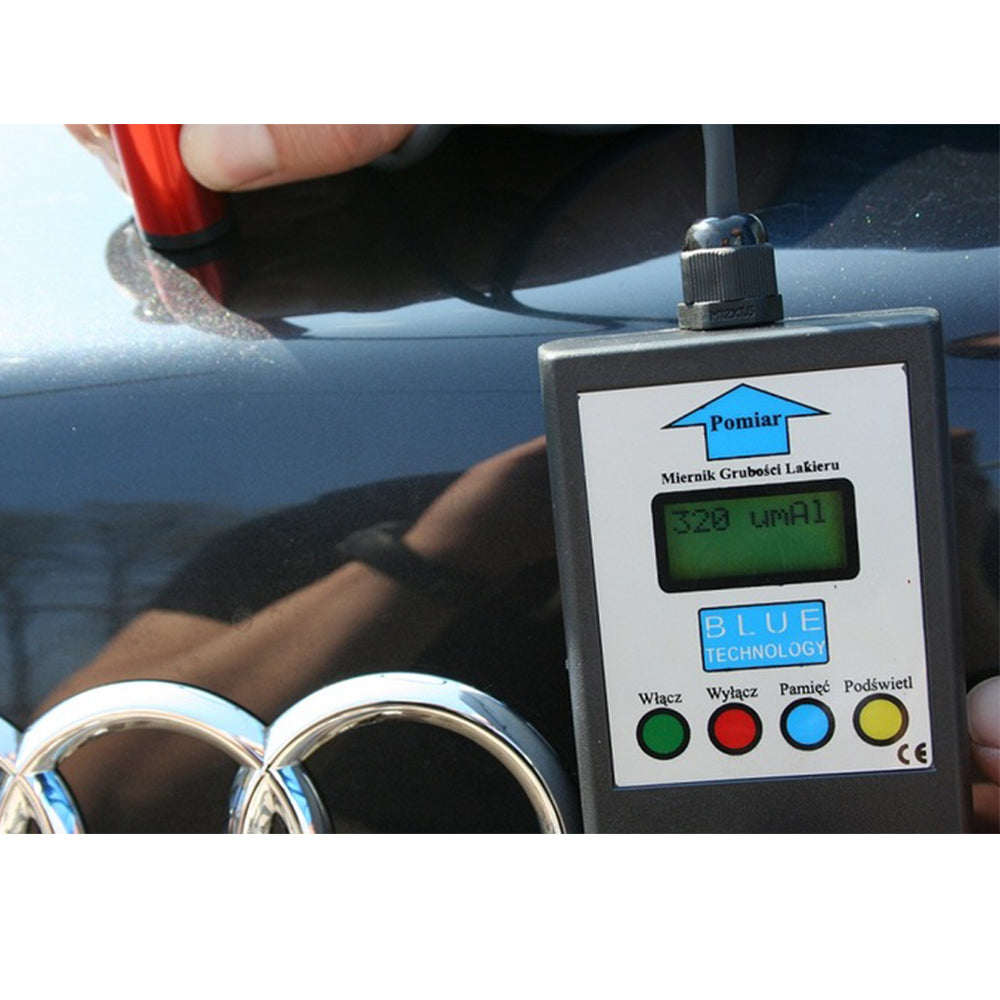 Тестер за измерване дебелината на боя, лак, алуминий, стомана, цинк