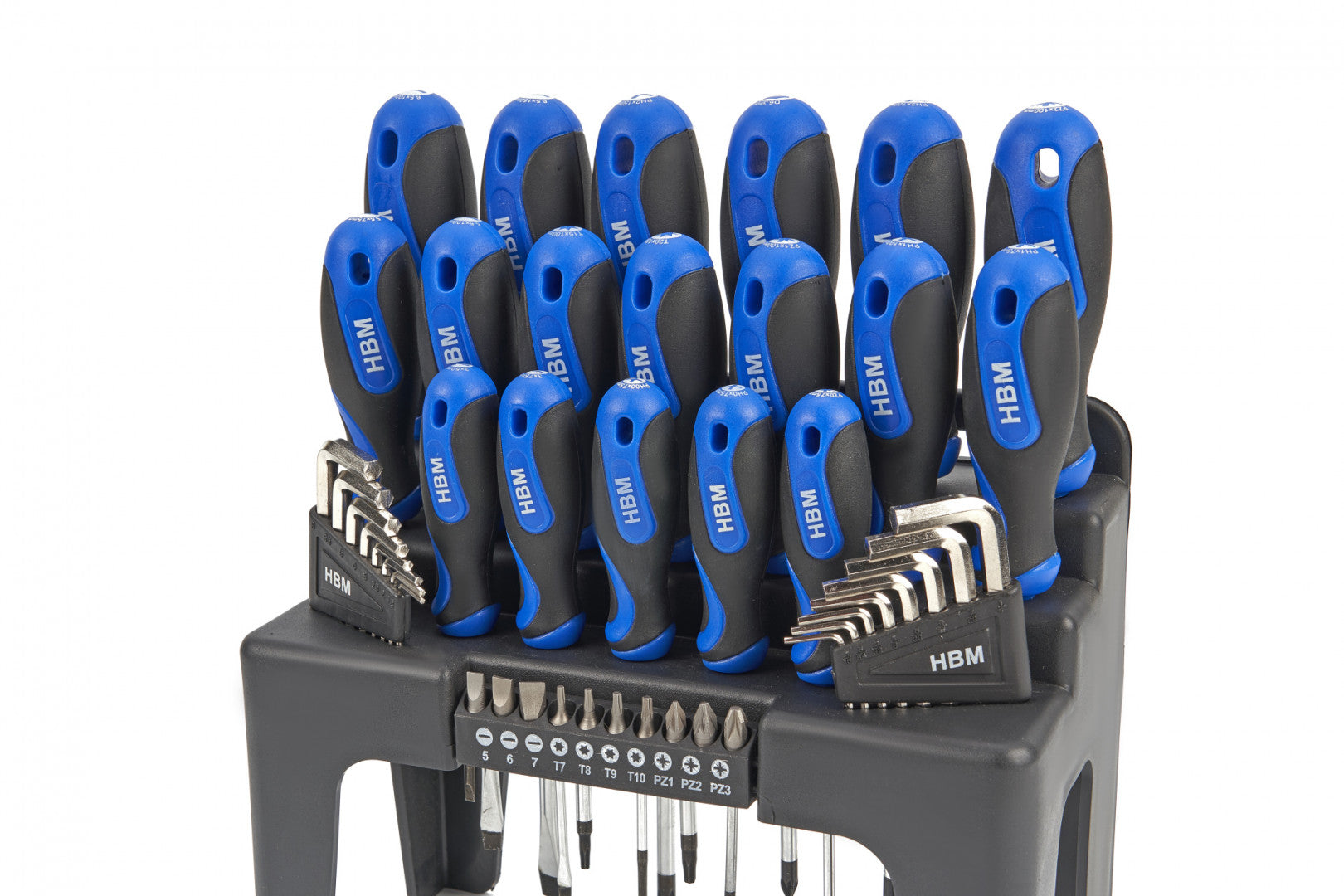 Комплект от 44 отвертки, торкс имбус звезда плоска HBM MACHINES