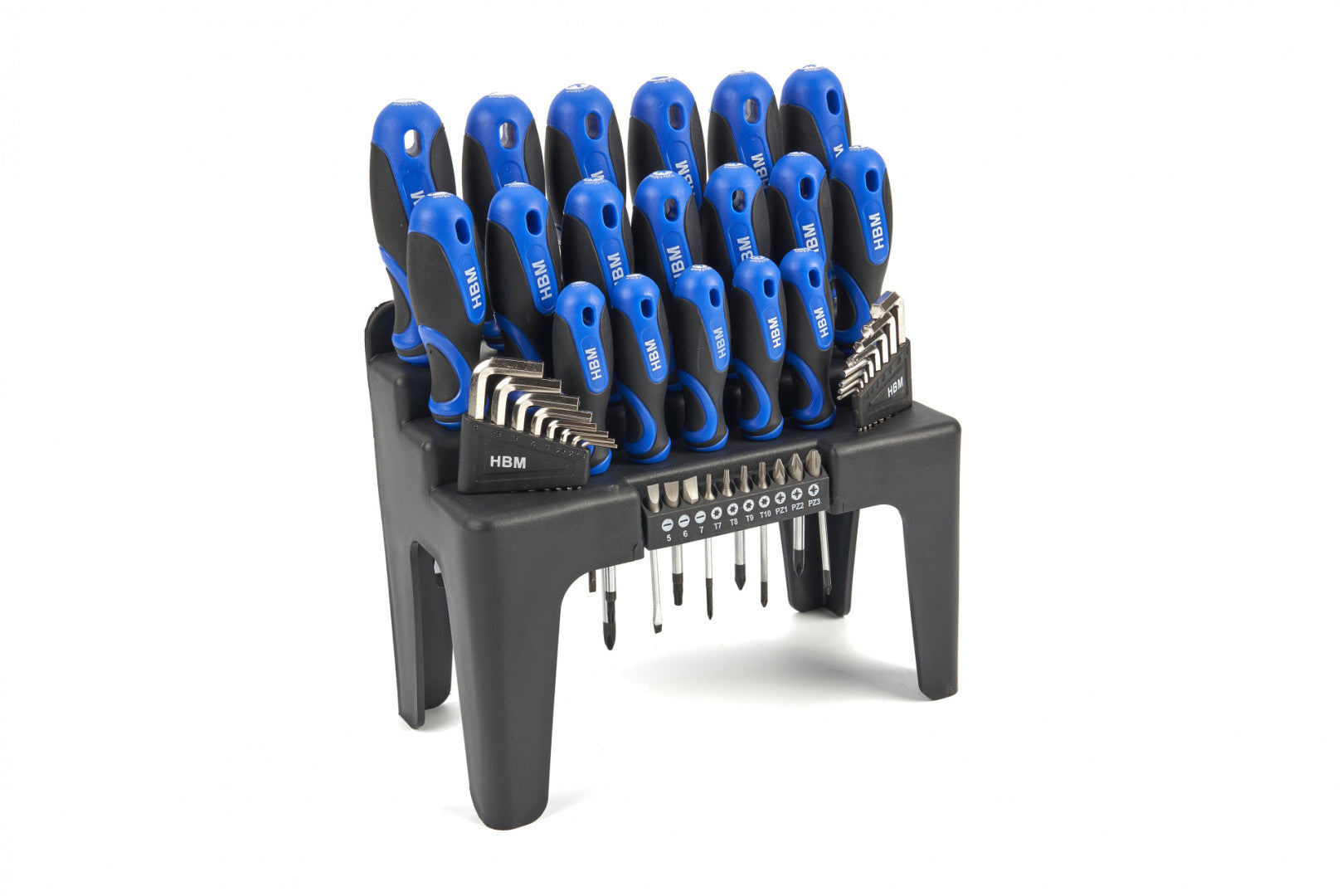 Комплект от 44 отвертки, торкс имбус звезда плоска HBM MACHINES