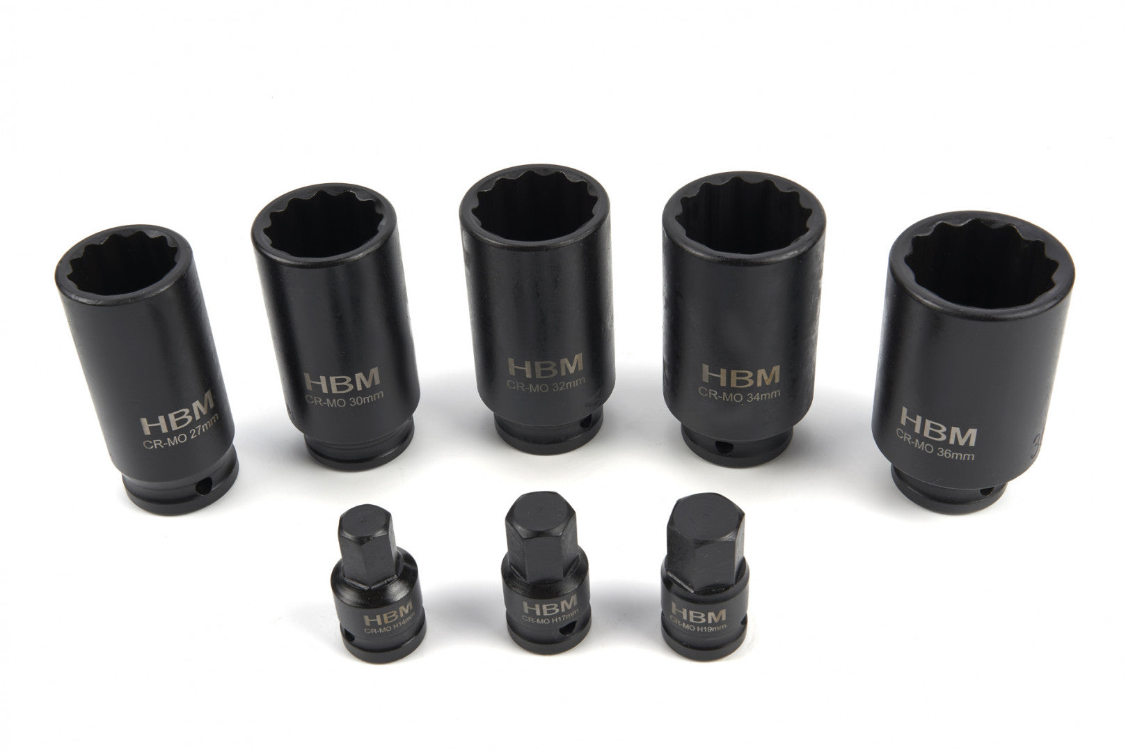 Ударни ключове/вложки за главини, 8 бр. НВМ