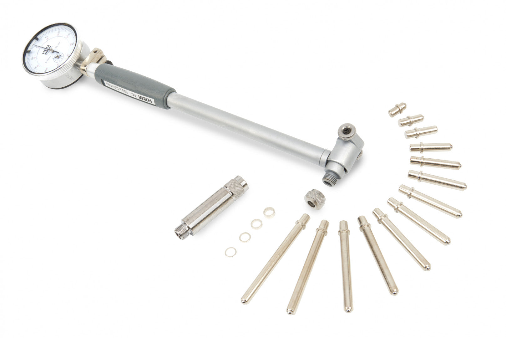 Интериорен микрометър със сравнителен часовник 50 - 160 мм