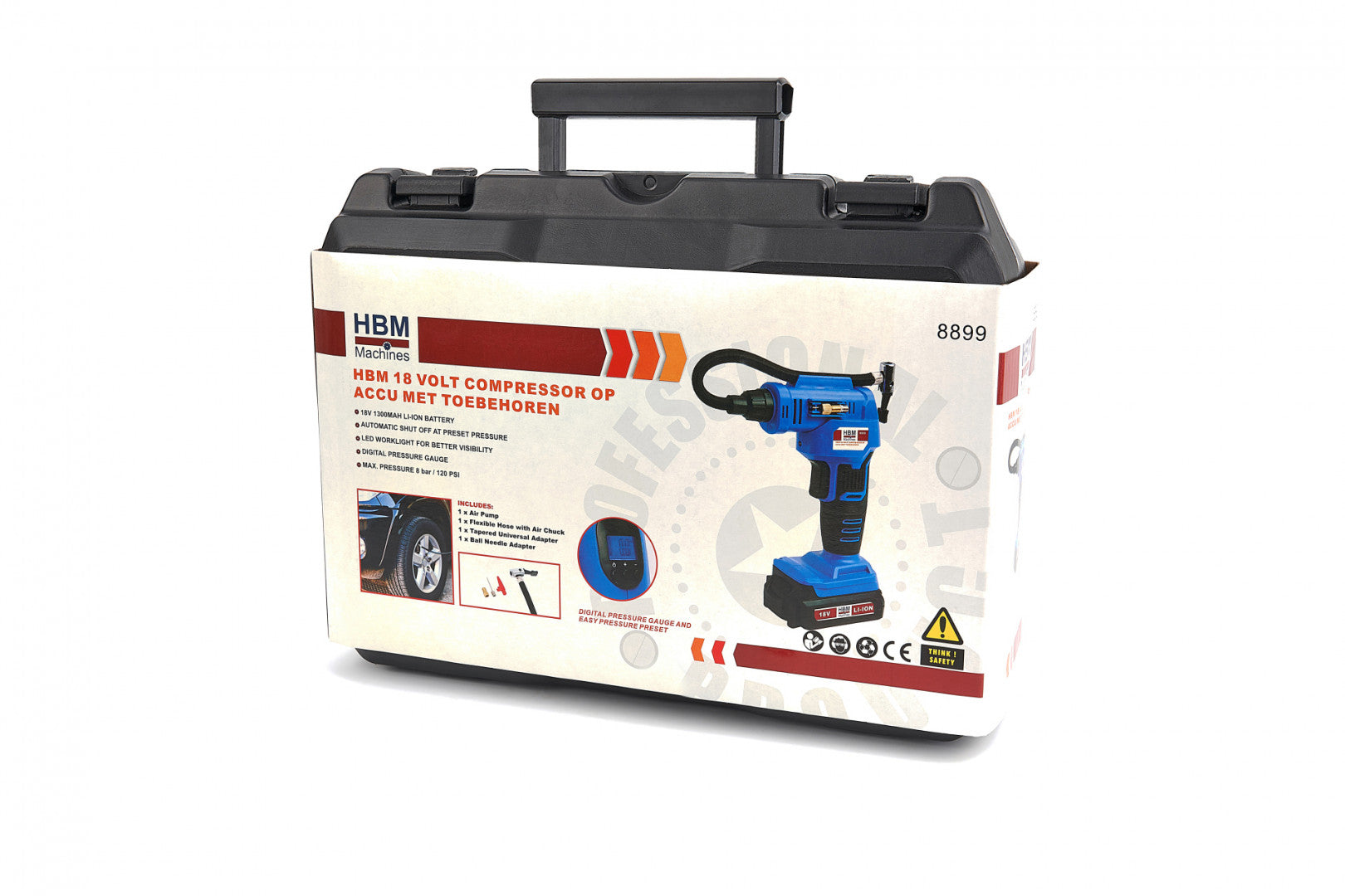 Компресор 18V подути LED светлини с батерия