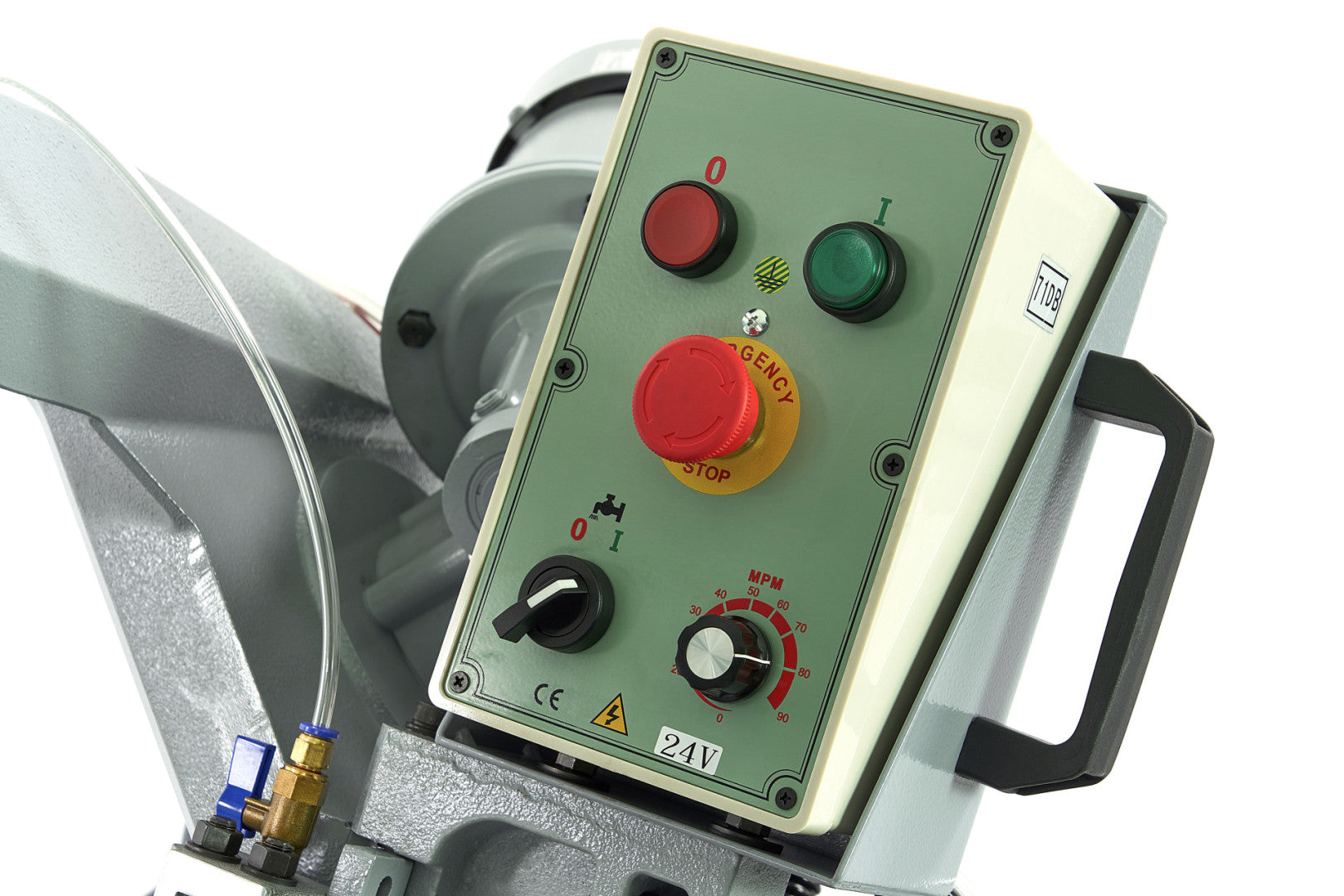 Хоризонтален трион за рязане на метал с професионална лента HBM 210 230V