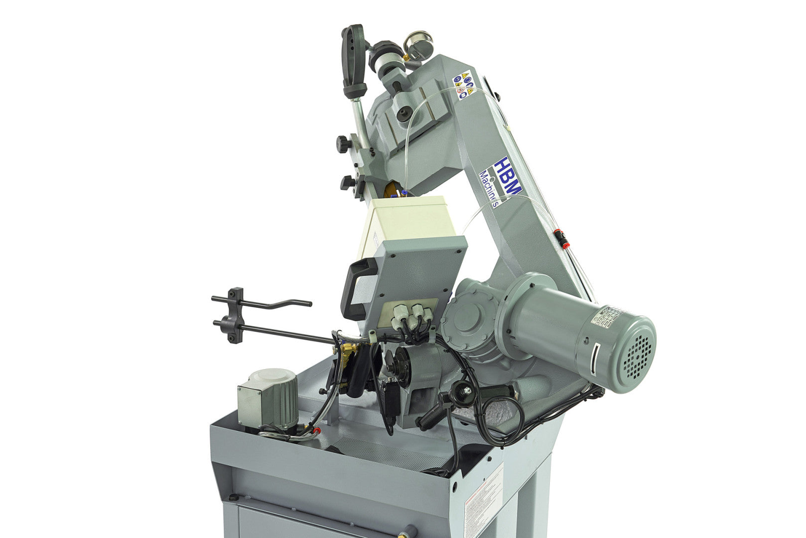 Хоризонтален трион за рязане на метал с професионална лента HBM 210 230V