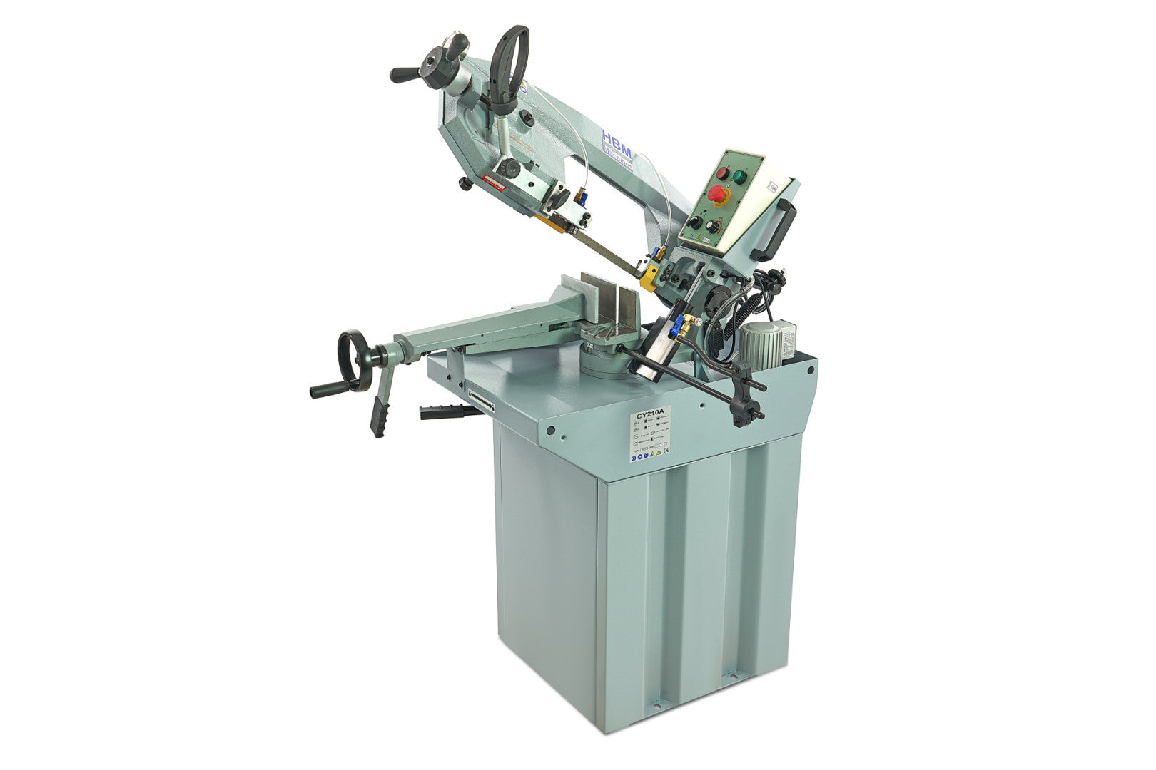 Хоризонтален трион за рязане на метал с професионална лента HBM 210 230V