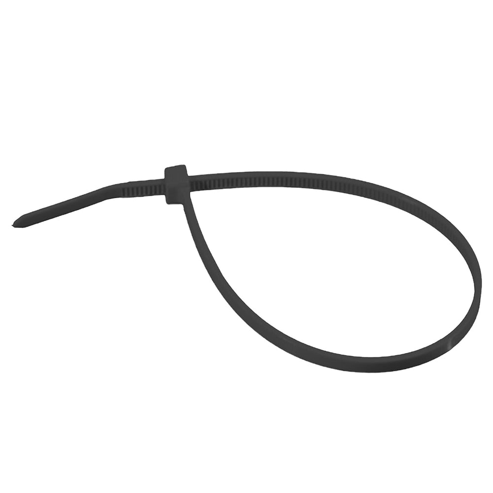 Комплект 100 черни пластмасови скоби за затягане 4.8x360 Wurth