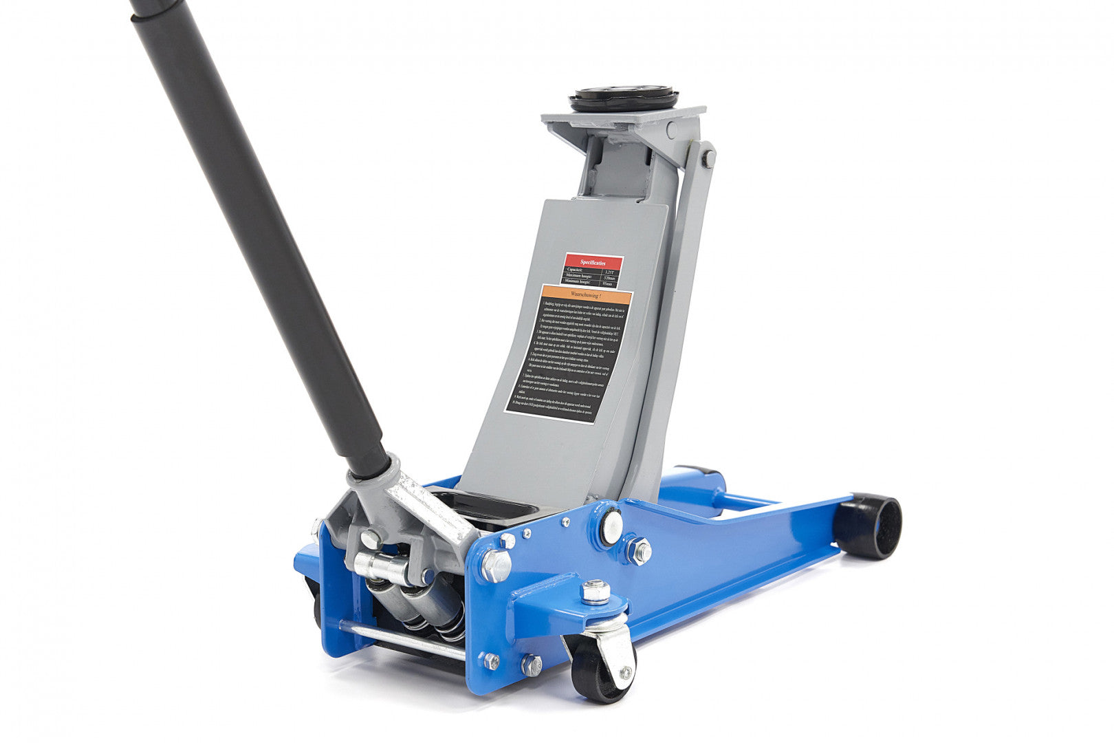 Професионален крик тип крокодил с двоен цилиндър, екстра нисък 3.25 т HBM MACHINES Холандия