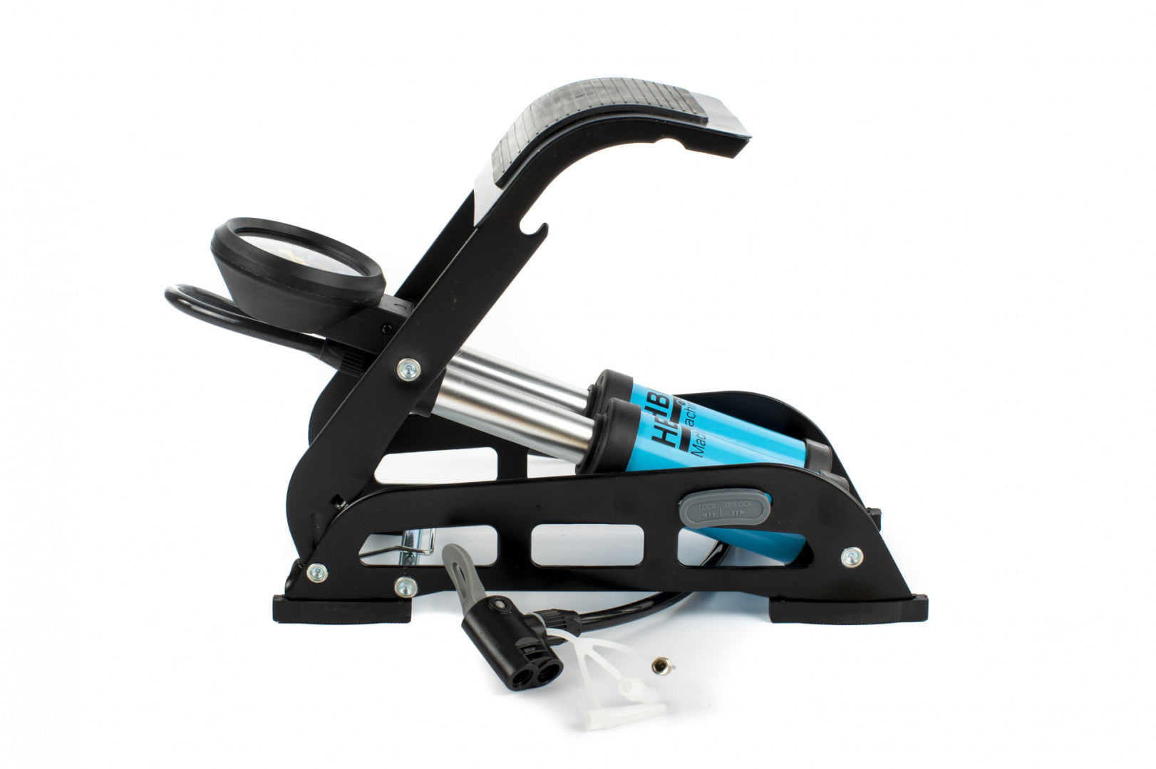 Крачна помпа с двоен цилиндър за напомпване на гуми 8 BAR HBM