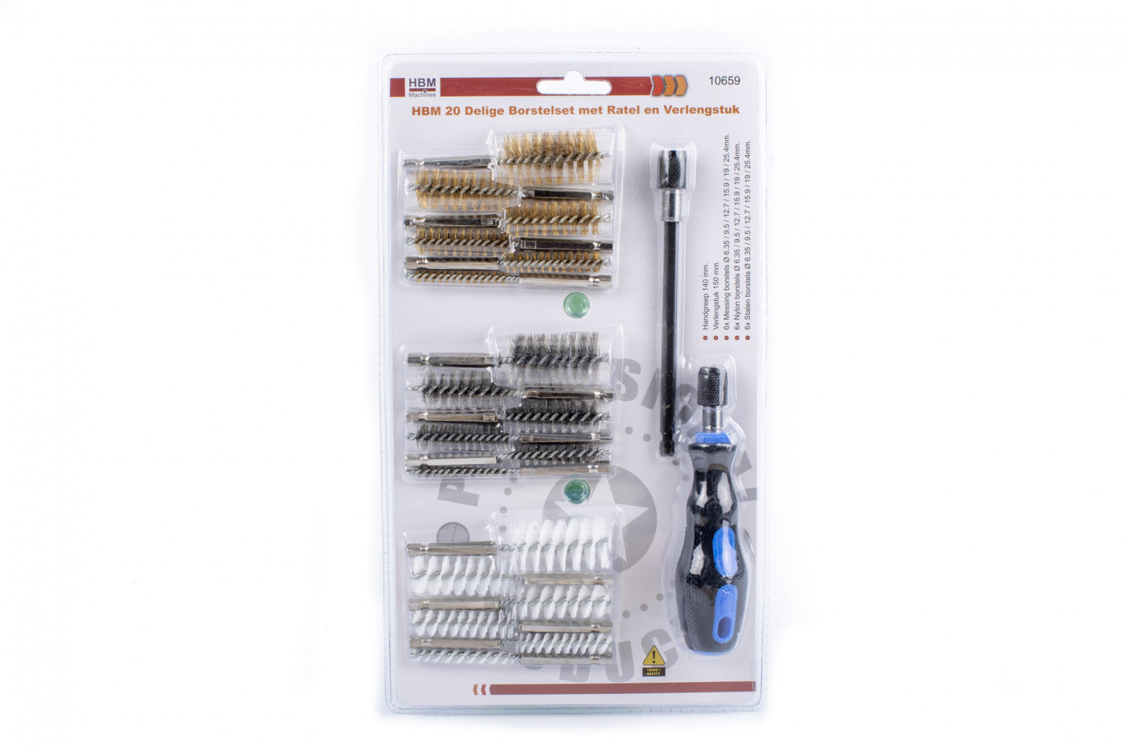 Комплект четки за почистване на инжектори 20 бр. HBM