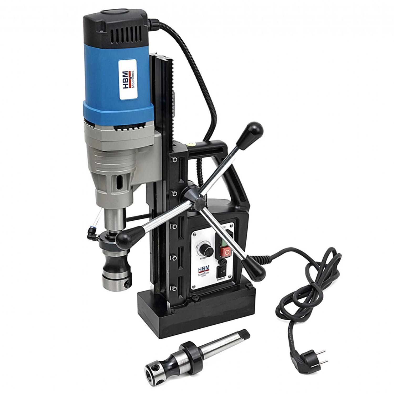 Магнитна бормашина 80 мм с регулируема скорост НВМ