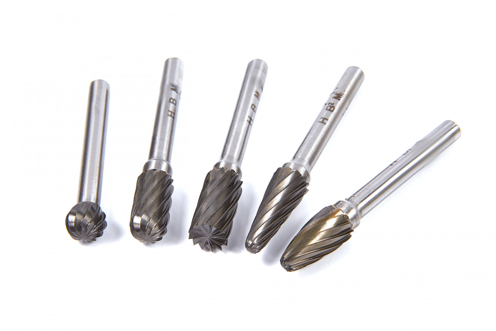 Комплект от 5 фрези от твърд карбид HBM