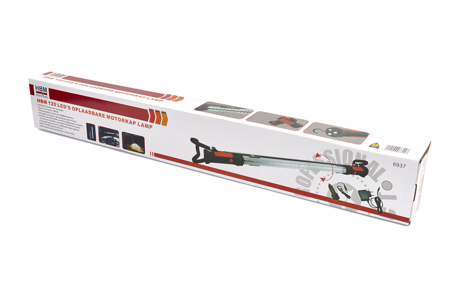 Зареждаща се LED лампа с телескопична опора HBM