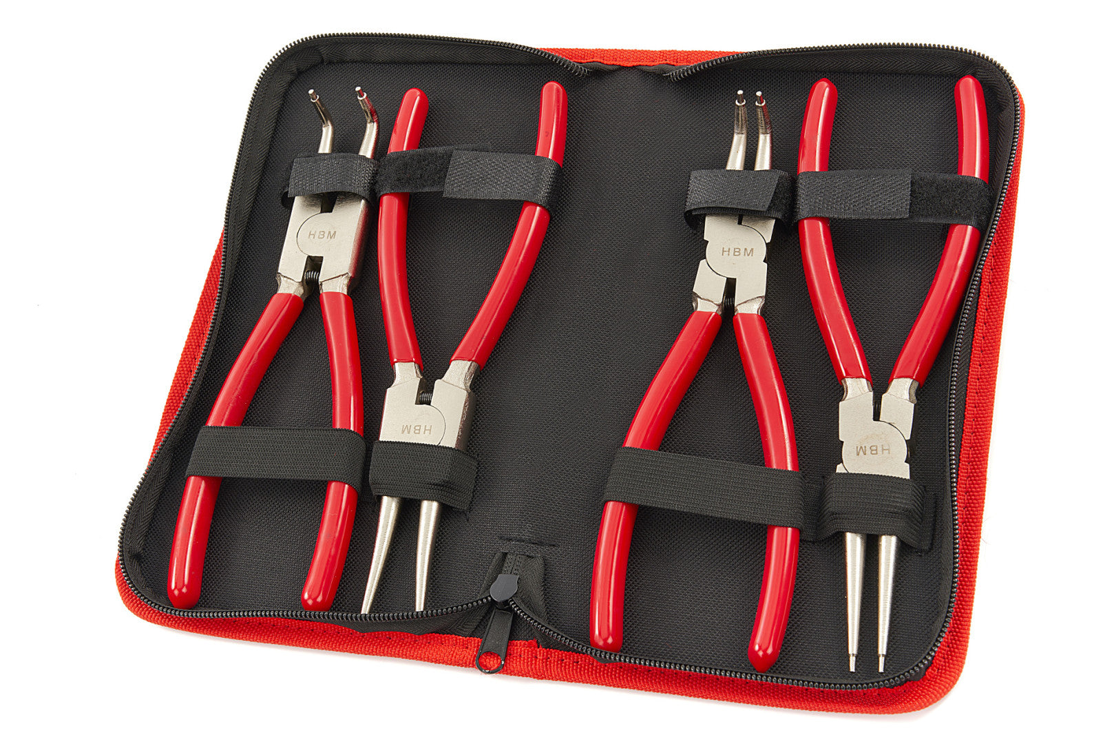 Комплект 4 клещи зегерки 225 мм НВМ