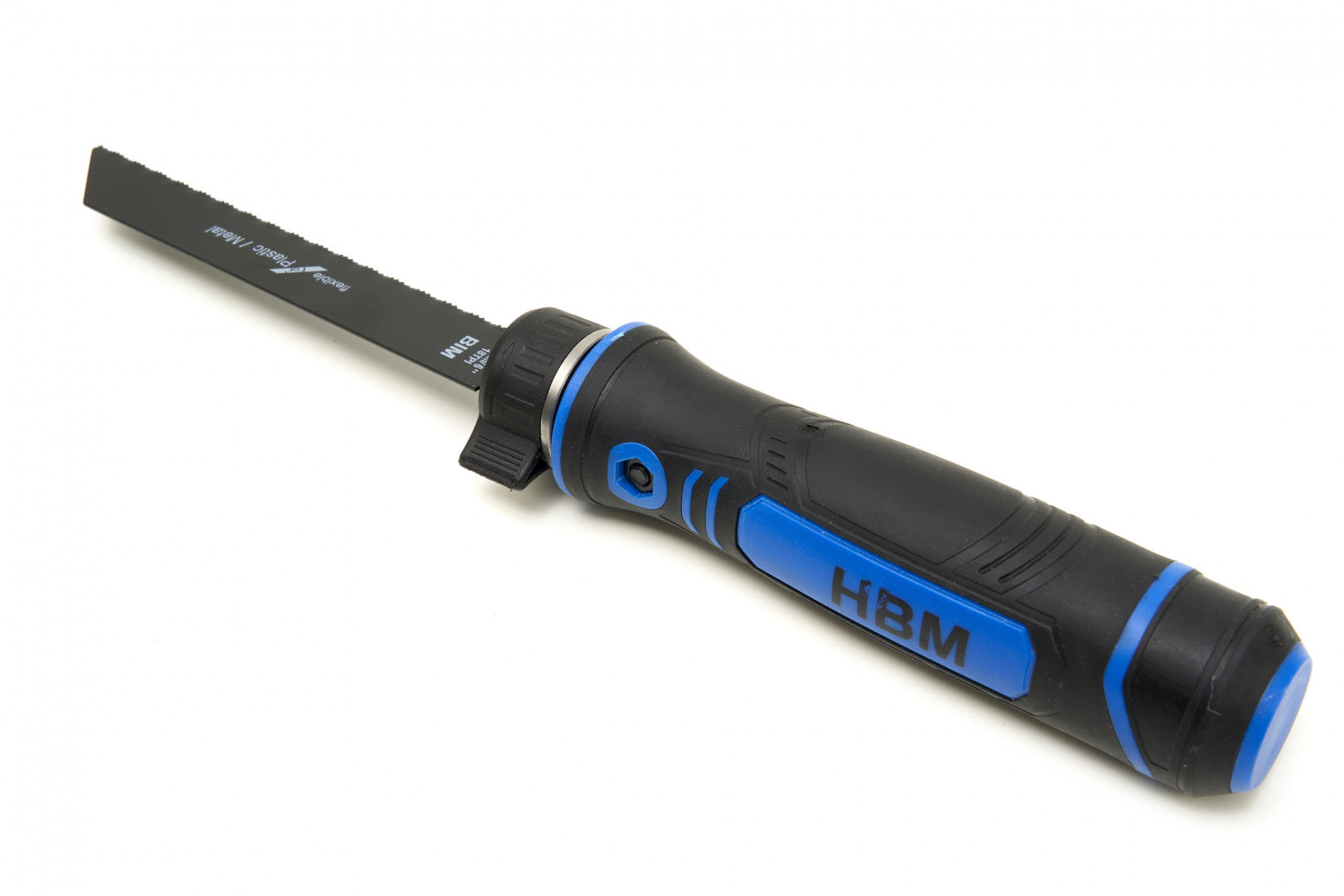 Ръчен трион за дърво с дръжка и сменяемо ножче, 7 части HBM