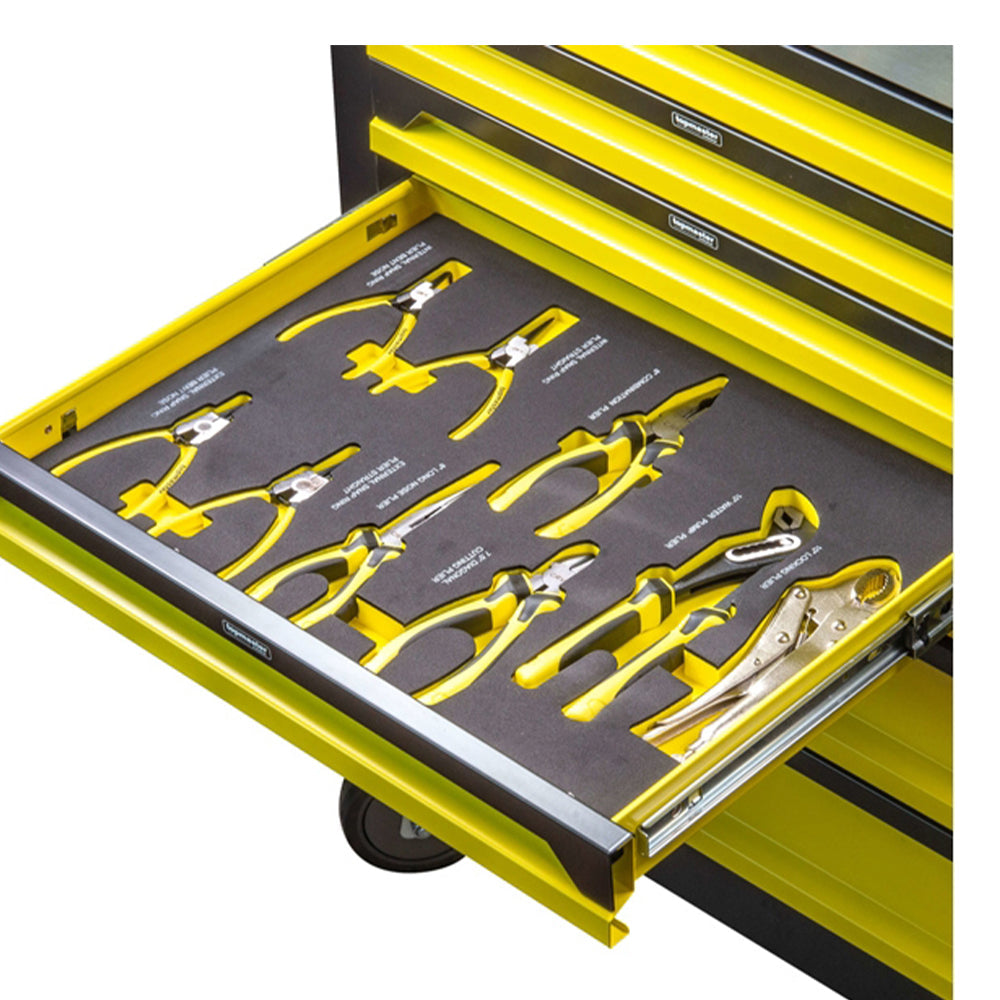 Шкаф с инструменти TOPMASTER, 7 чекмеджета, 182 части, 4 модула