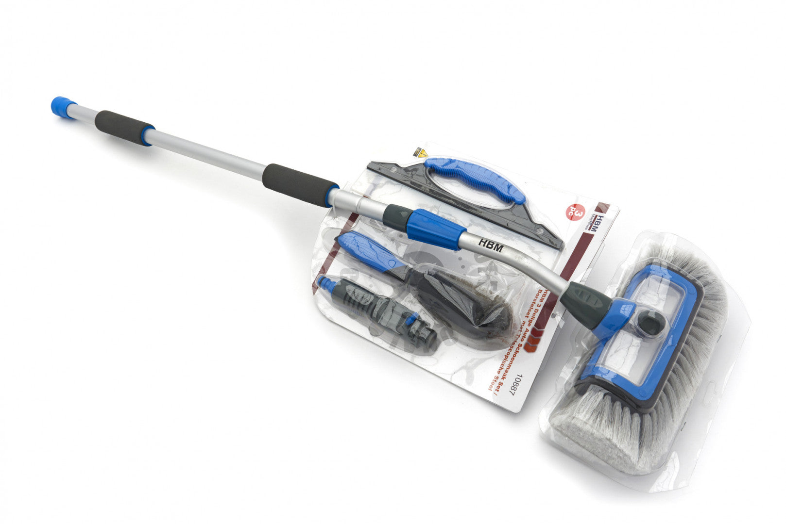 Комплект четки за почистване на автомобили HBM 3 части