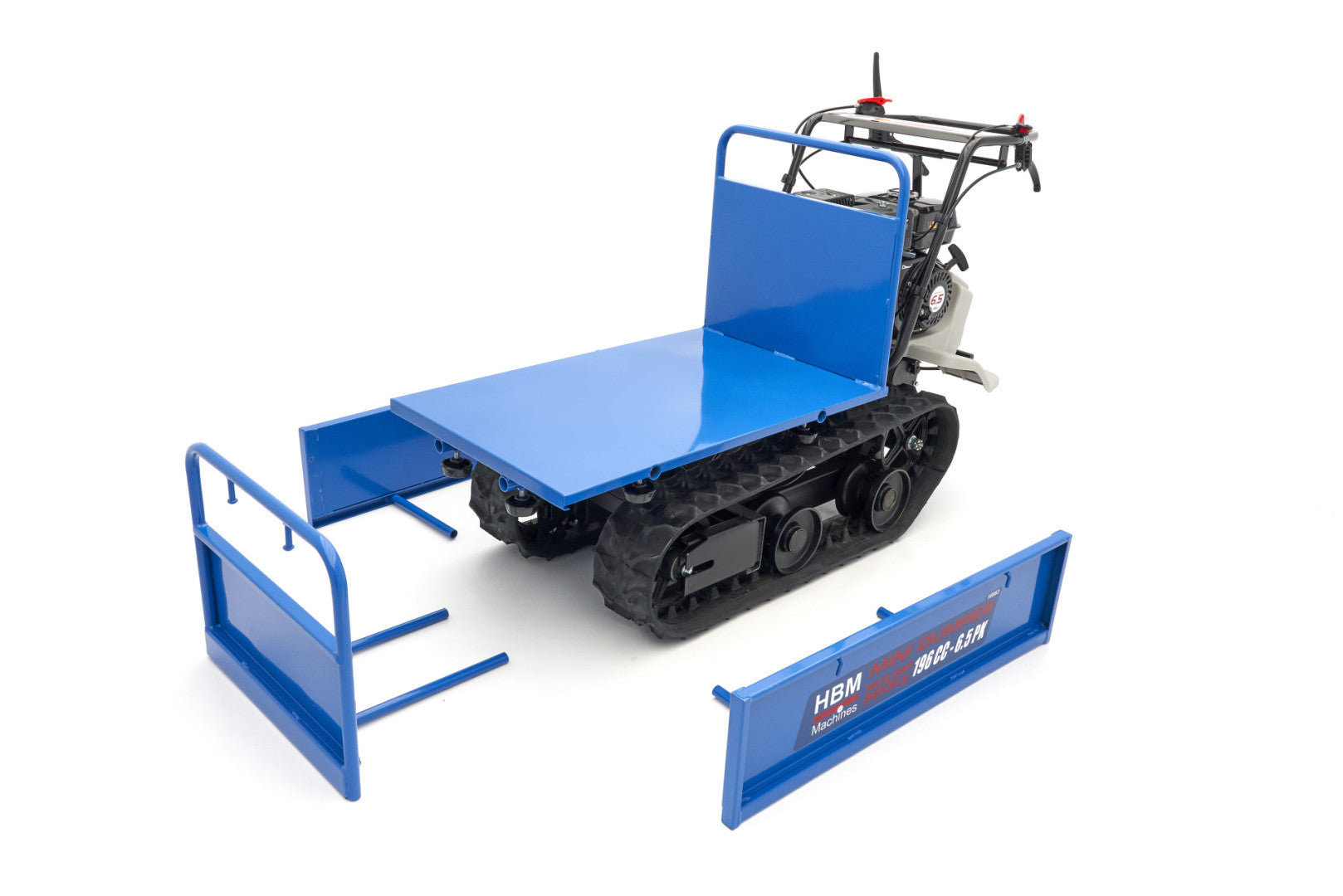 Мини самосвал 320 кг НВМ на верига с бензинов двигател 196 СМС 6.5 СР