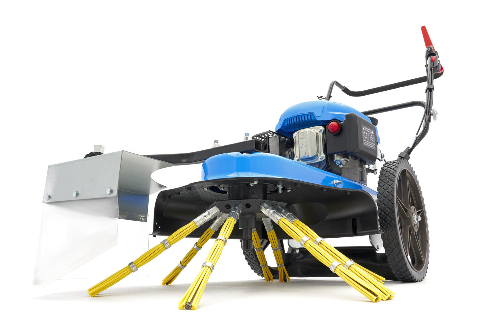 Метачна машина с бензинов двигател 173 СМС с четка за премахване на плевели НВМ