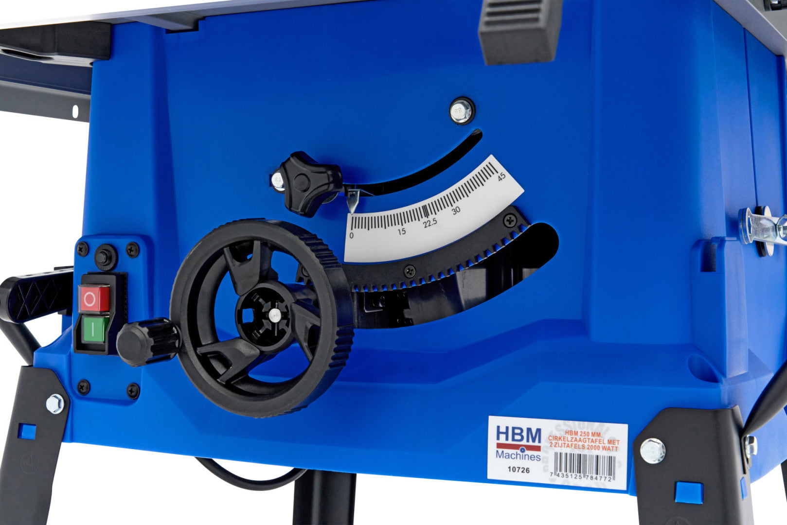 Циркулярен трион с маса 2000W 250 мм HBM