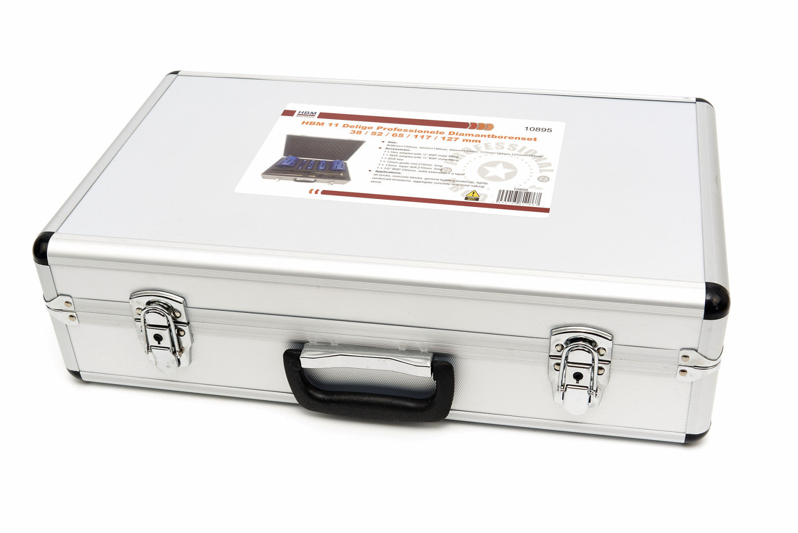 Комплект диамантени боркорони 38 / 52 / 65 / 117 / 127 мм HBM